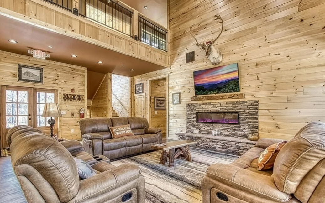 Living room seating area